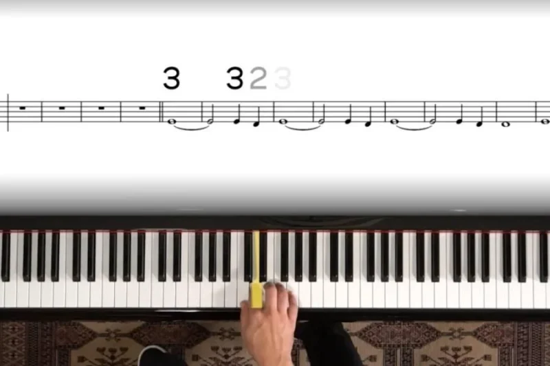 نت های پیانو