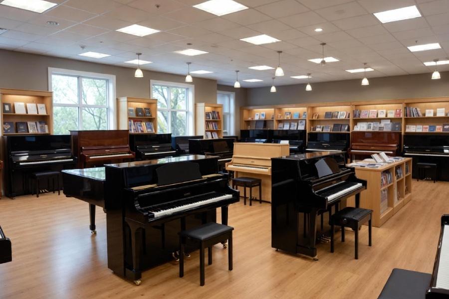 فروشگاه پیانو در جمهوری