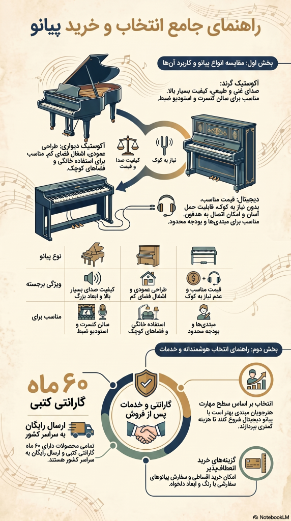 خرید پیانو