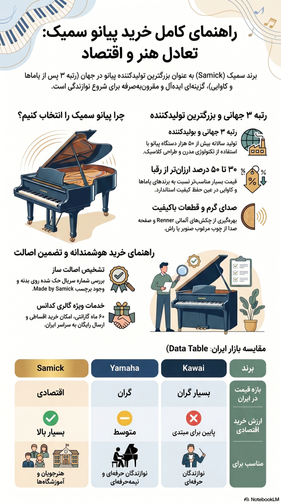 خرید پیانو سمیک